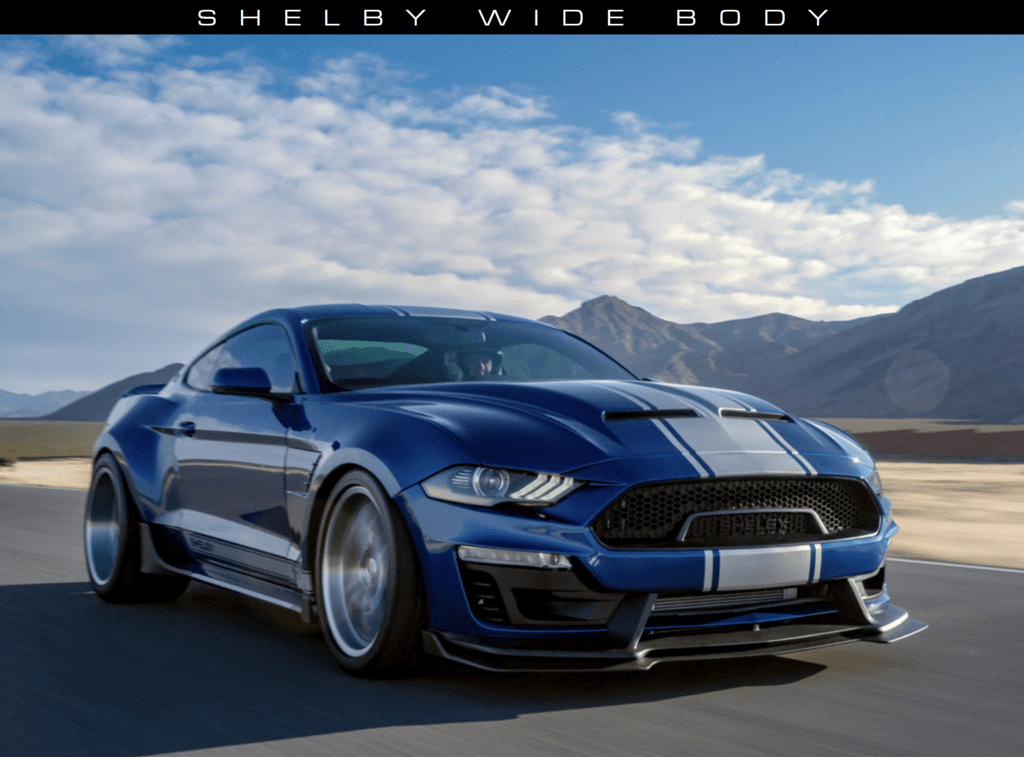 SHELBY WIDE BODY WITH THE PENSKE TRACK SUSPENSION SYSTEM