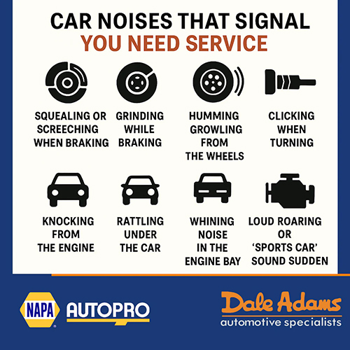 Car Noises That Signal You Need Service (and What They Mean)