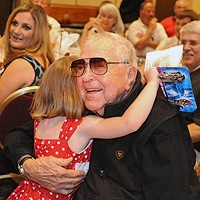 Carroll Shelby with Child