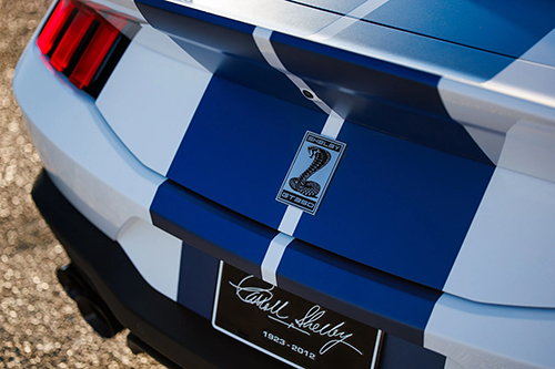 Back of white Shelby GT350 | Dale Adams Automotive Specialists